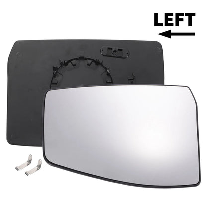 Left Side White Mirror Glass with Back Convex for Ford Tourneo