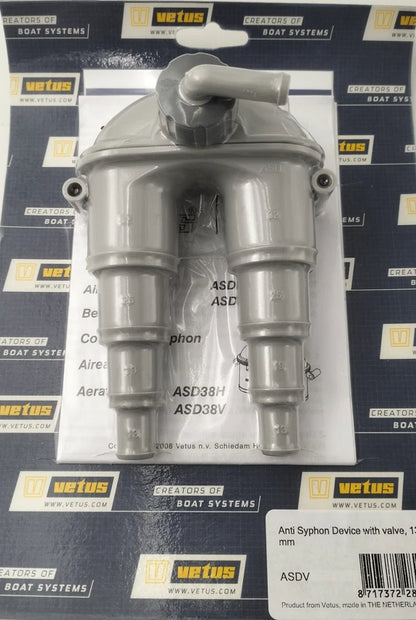 VETUS Anti-Syphon Device with Valve for 13-32mm Hose