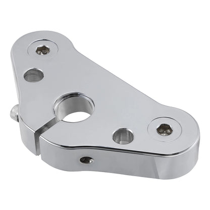 Chrome Triple Tree Top Clamp for Harley Cross Bones FLSTSB (2008-2011)