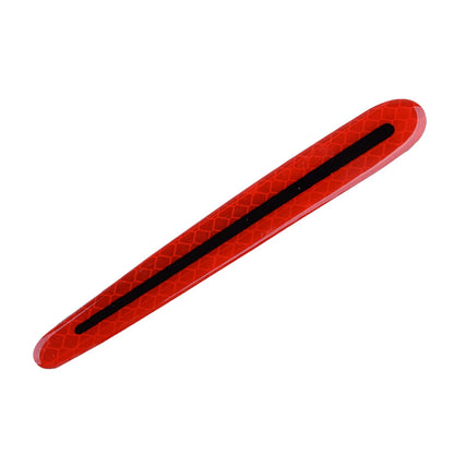 4Pcs Carbon Fiber Red Door Handle Protective Film for Car