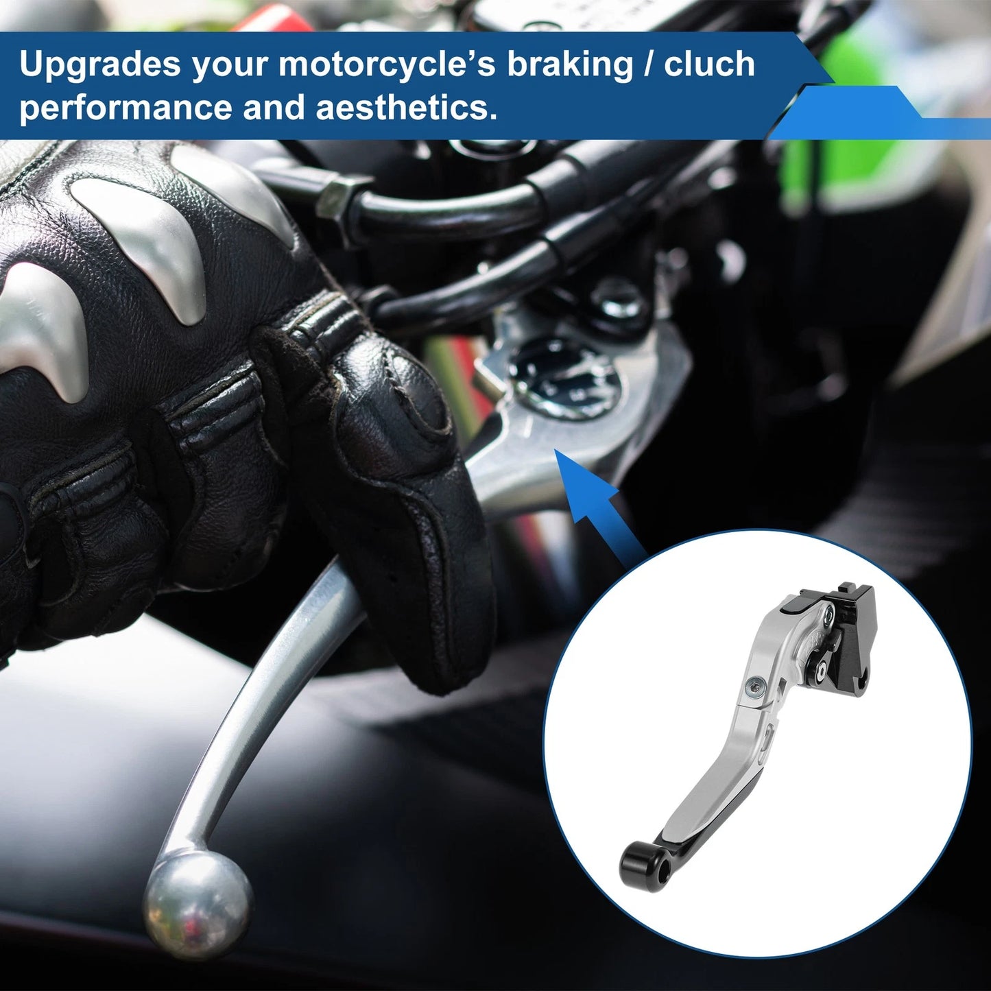 Brake Clutch Levers Adjustable Short Long for Kawasaki NINJA650R (2009–2016)