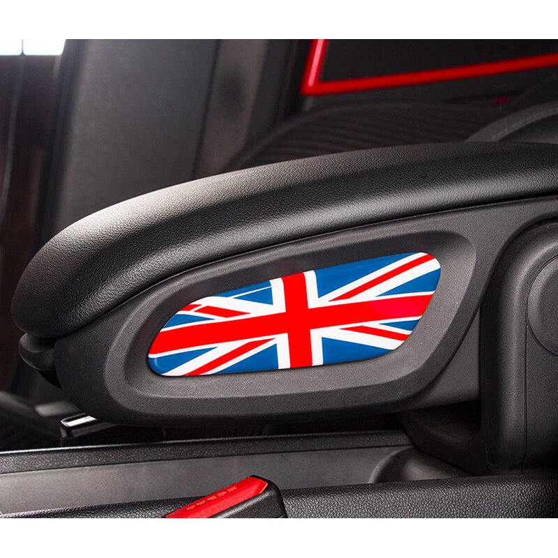 Union Jack Armrest Storage Side cover Trim Fit For Mini Cooper Countryman F60