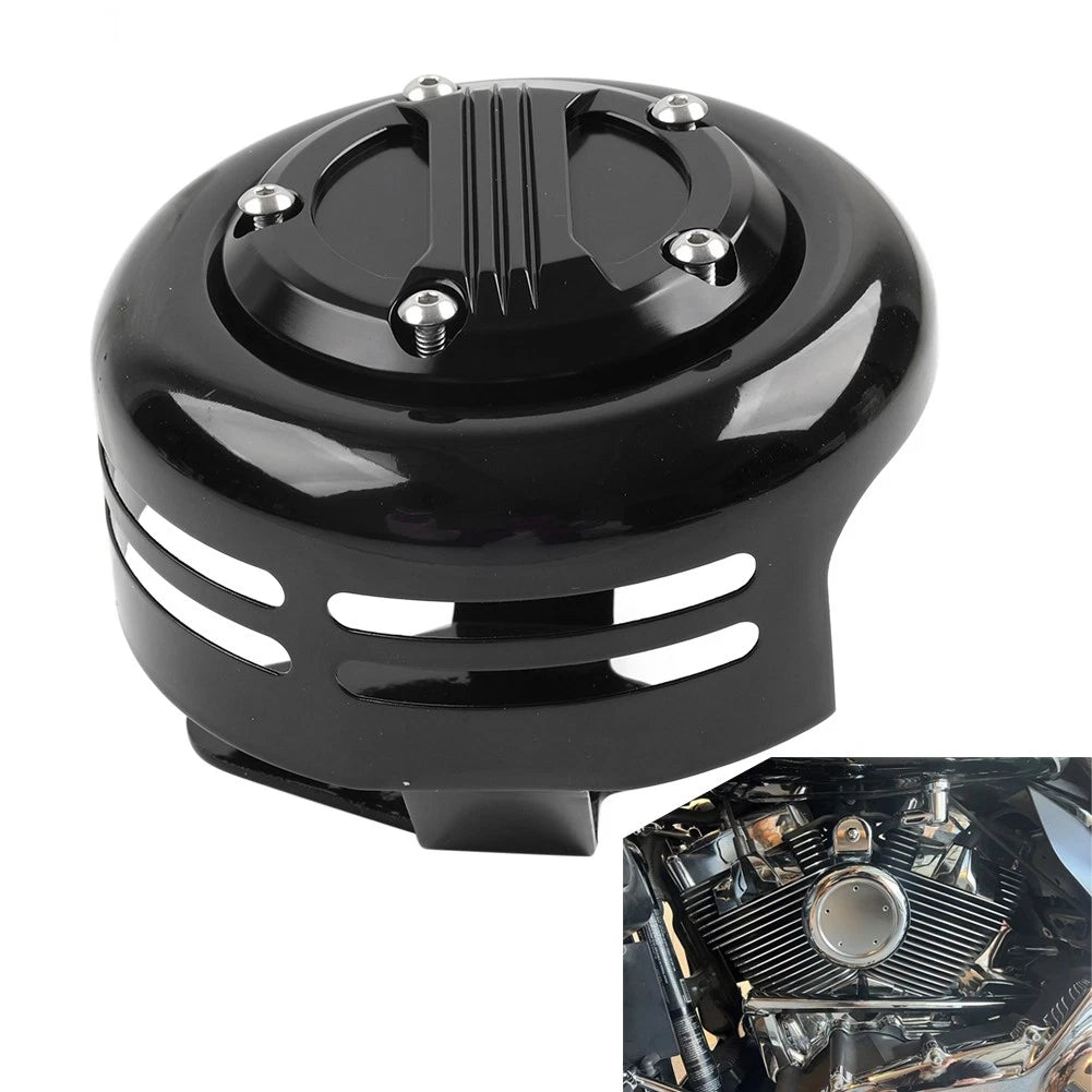 5 Hole Horn Cover Kit for Harley Big Twin Sportster XL (1991-2023) Black