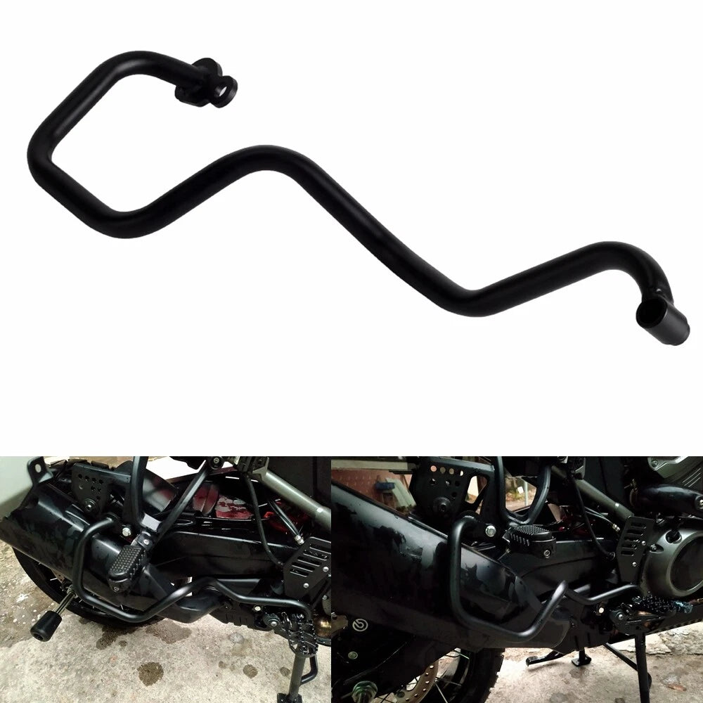 Black Right Side Muffler Guard for Harley Pan America 1250 Special (20-Up)