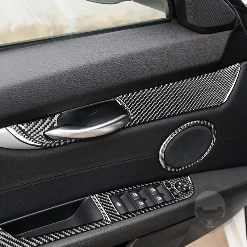 11Pcs For BMW Z4 E89 2009-2016 Carbon Fiber Interior Window Switch Trim Cover