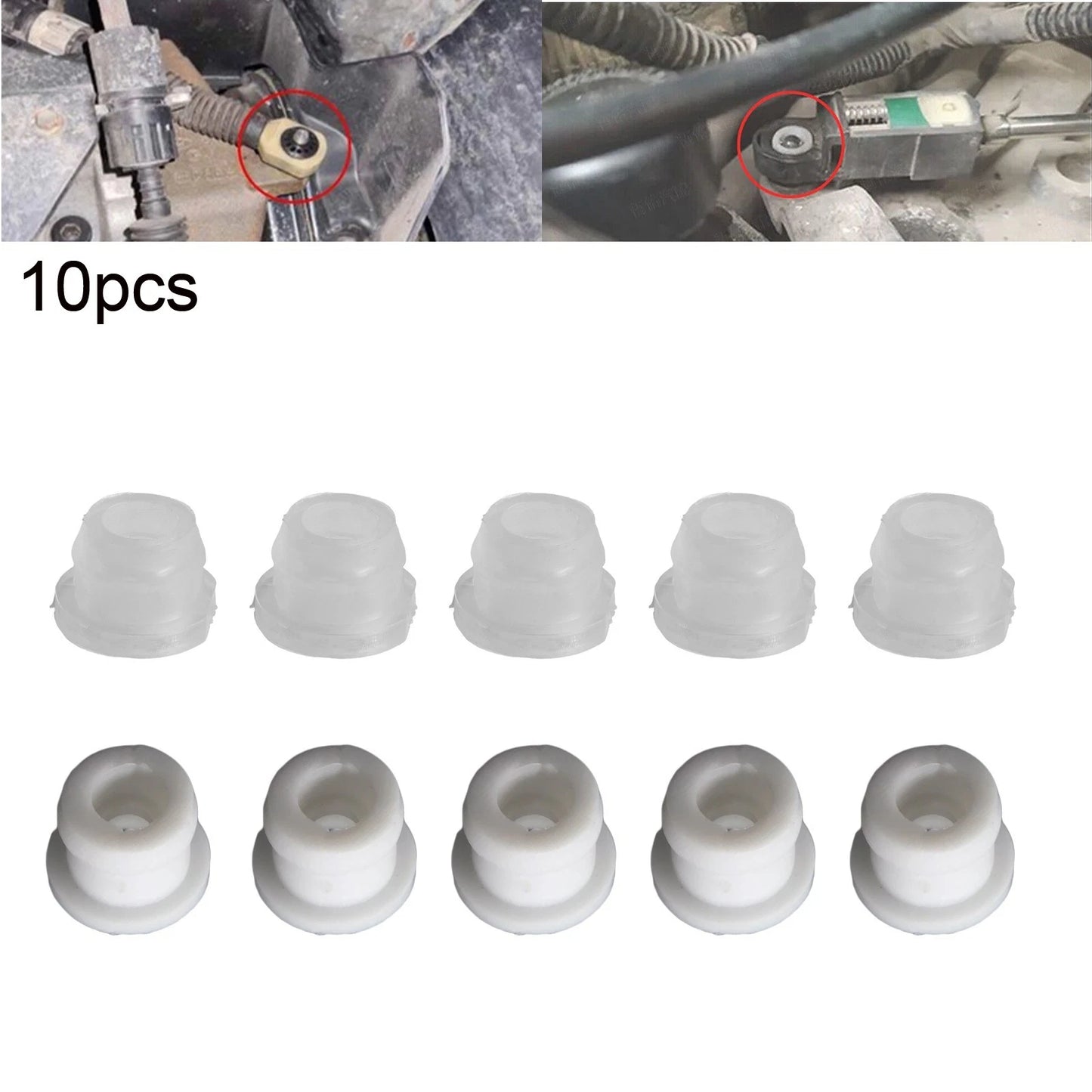 Shifter Cable Bushing Fix Sleeve 10Pcs for Ford