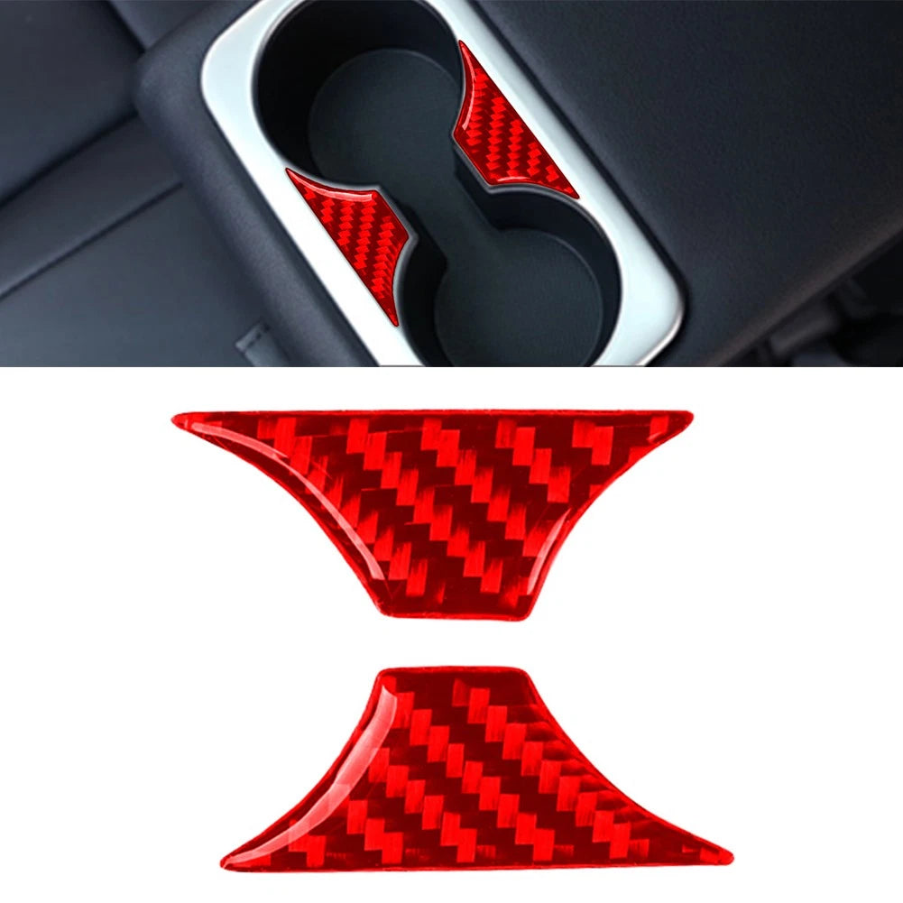 Rear Armrest Water Cup Holder Trim for Kia Stinger (2018-2023)