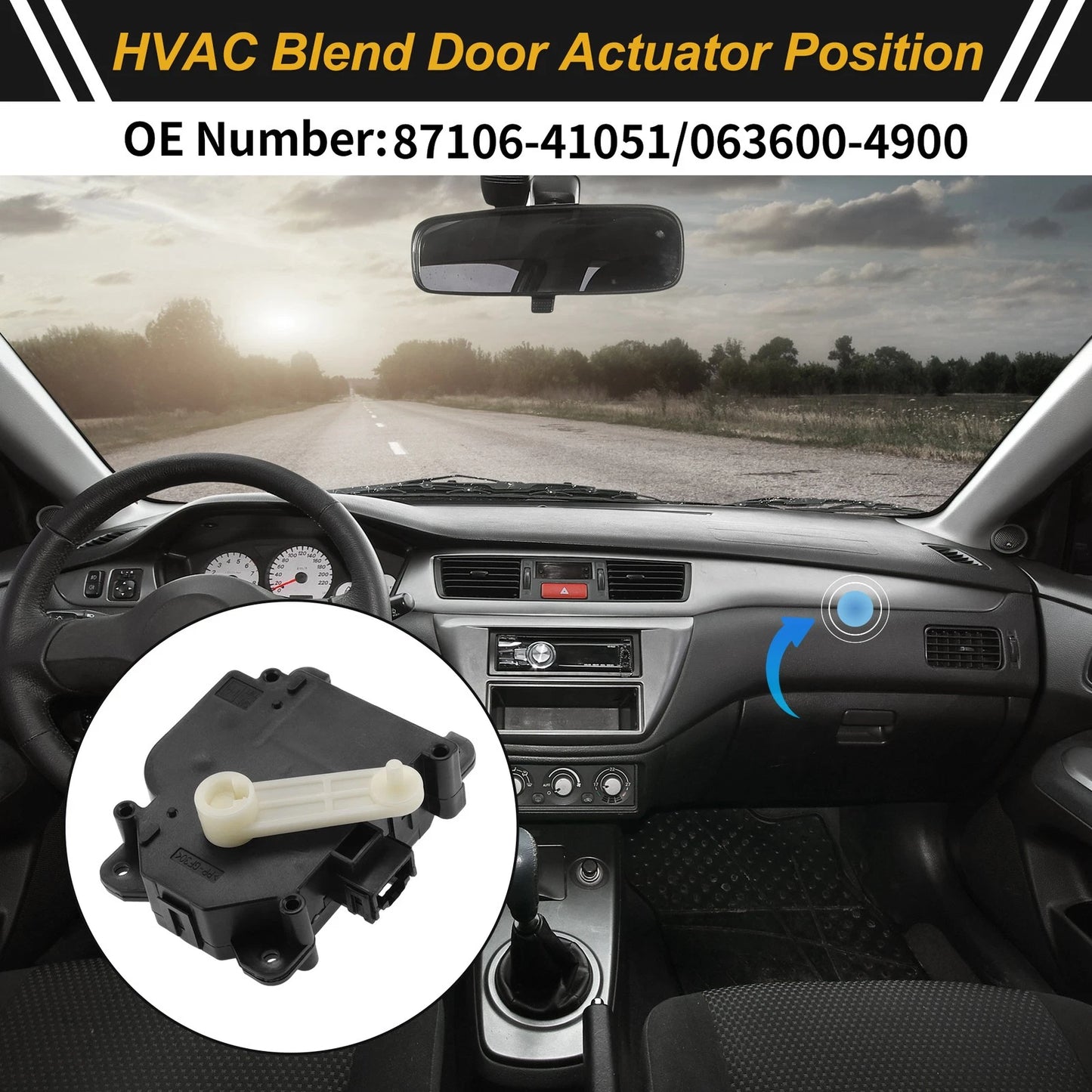 HVAC Heater Blend Door Actuator for Toyota Camry