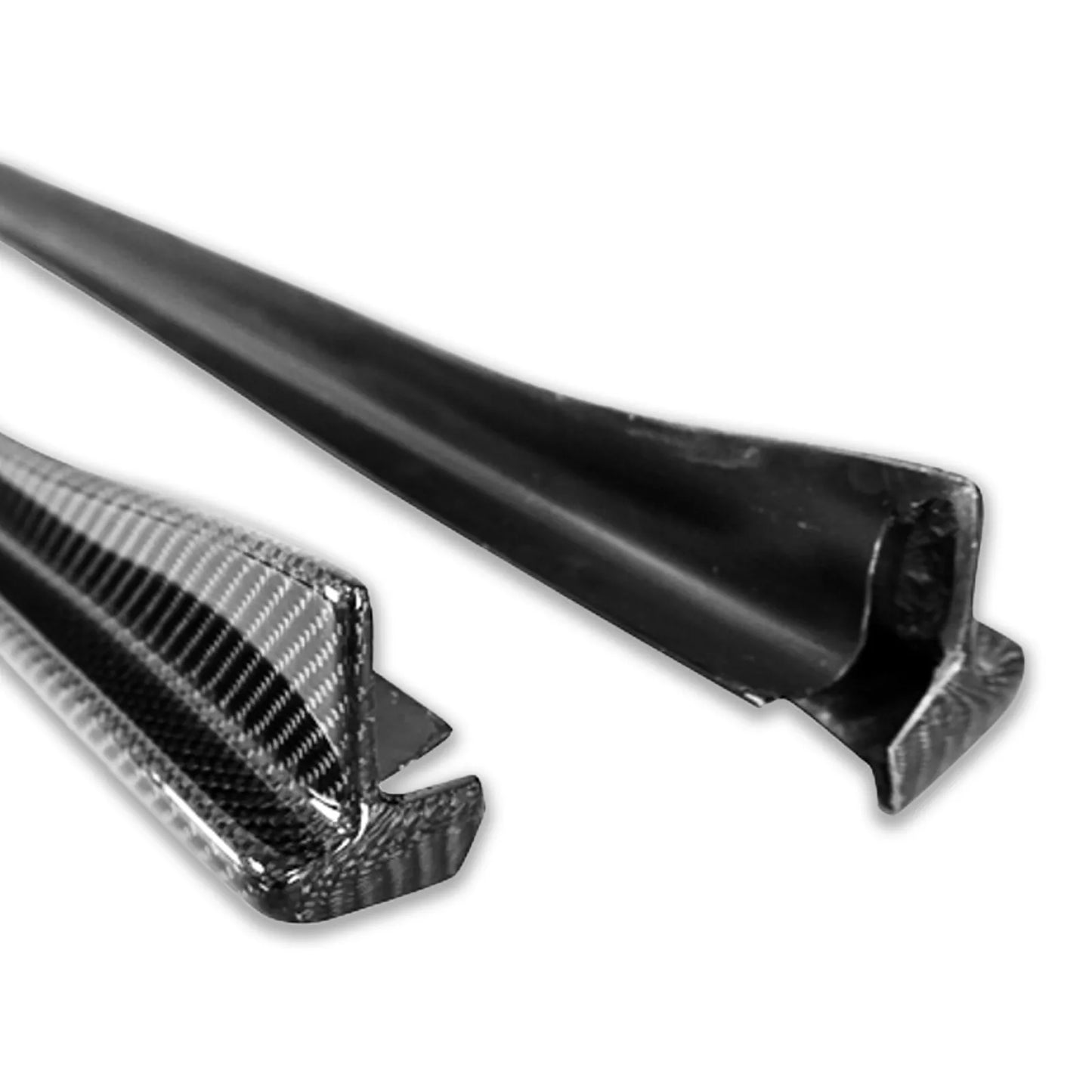 3 x Carbon Fiber Side Skirt Extensions for BMW 5 Series F10 (2010-2016)