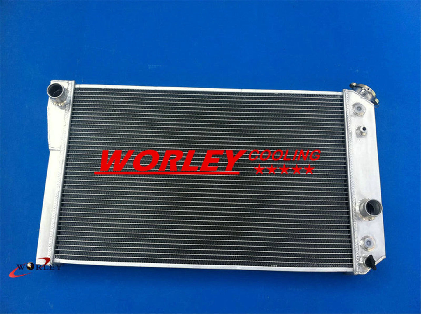 3 Row Aluminum Radiator & Fans for Chevy Corvette/S10 V8 (1984-1990)