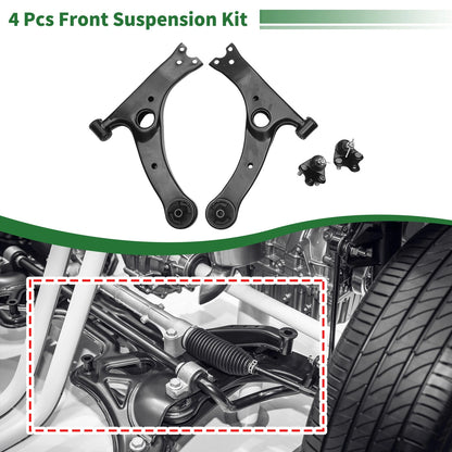 4 x Front Lower Control Arms for Toyota Celica (2000-2005)