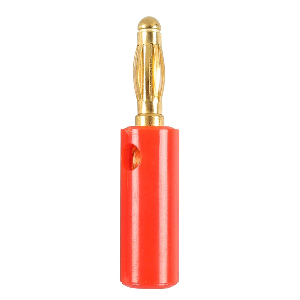 4MM Gold Plated Audio Speaker Cable Wire 2 x Banana Plug Connectors for Various Models