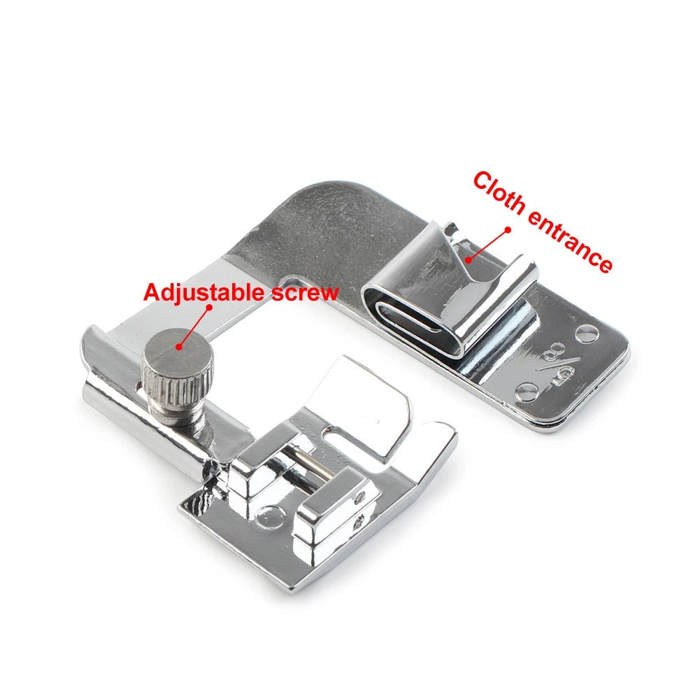Sewing Machine Foot Presser Rolled Hem Feet for Brother Singer