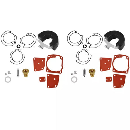 2x Carburetor Rebuild Kit for Johnson/Evinrude V4/V6 90-175HP