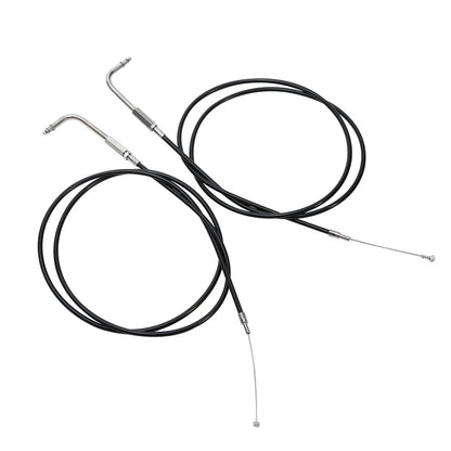 Throttle Cables 63in 160cm for Harley Sportster XL883 XL1200 Super Low Custom