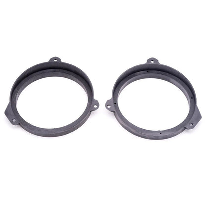 6.5" Black Front Door Speaker Spacers  for Subaru Forester