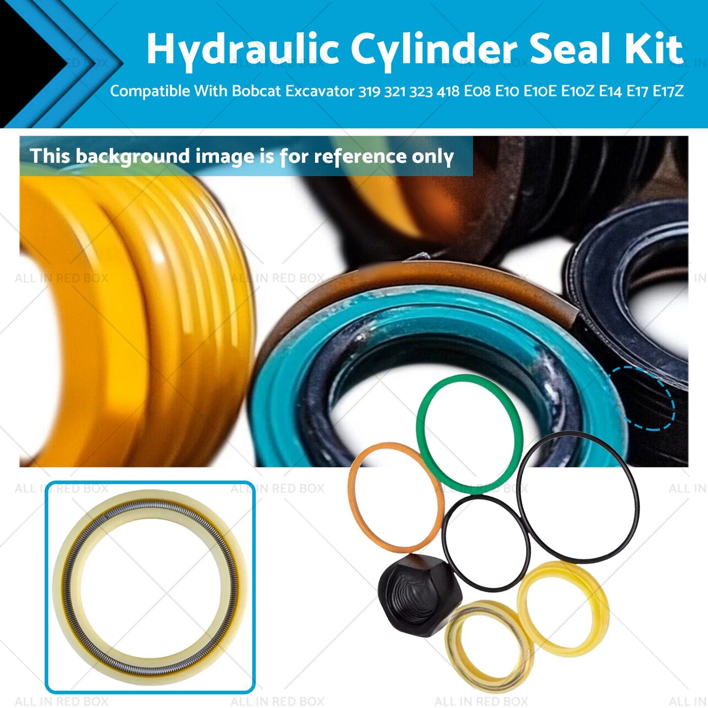 Hydraulic Cylinder Seal Kit for Bobcat Excavator 319 321 E08