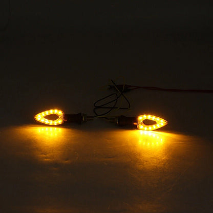 12 x LED Turn Signal Light Indicator Blinker for Universal Red House