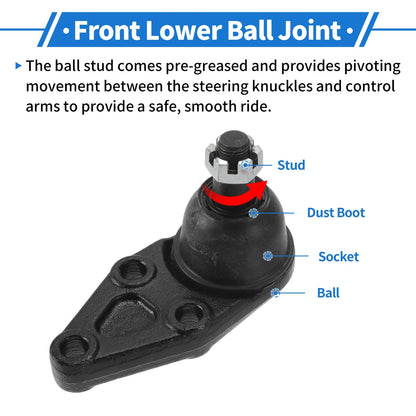 Front Lower Ball Joints for Mitsubishi Montero (2001-2006)