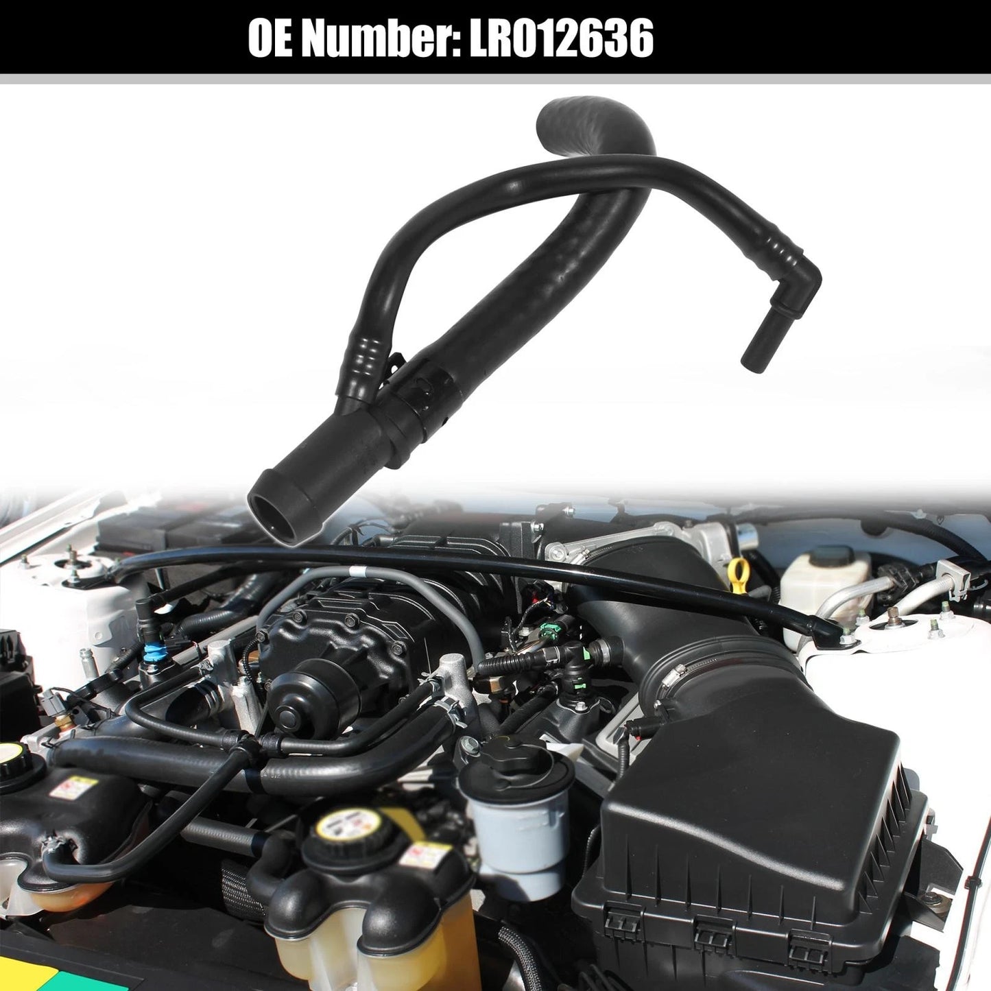 Water Pump Hose LR012636 Rubber for Land Rover Range Rover (2013)