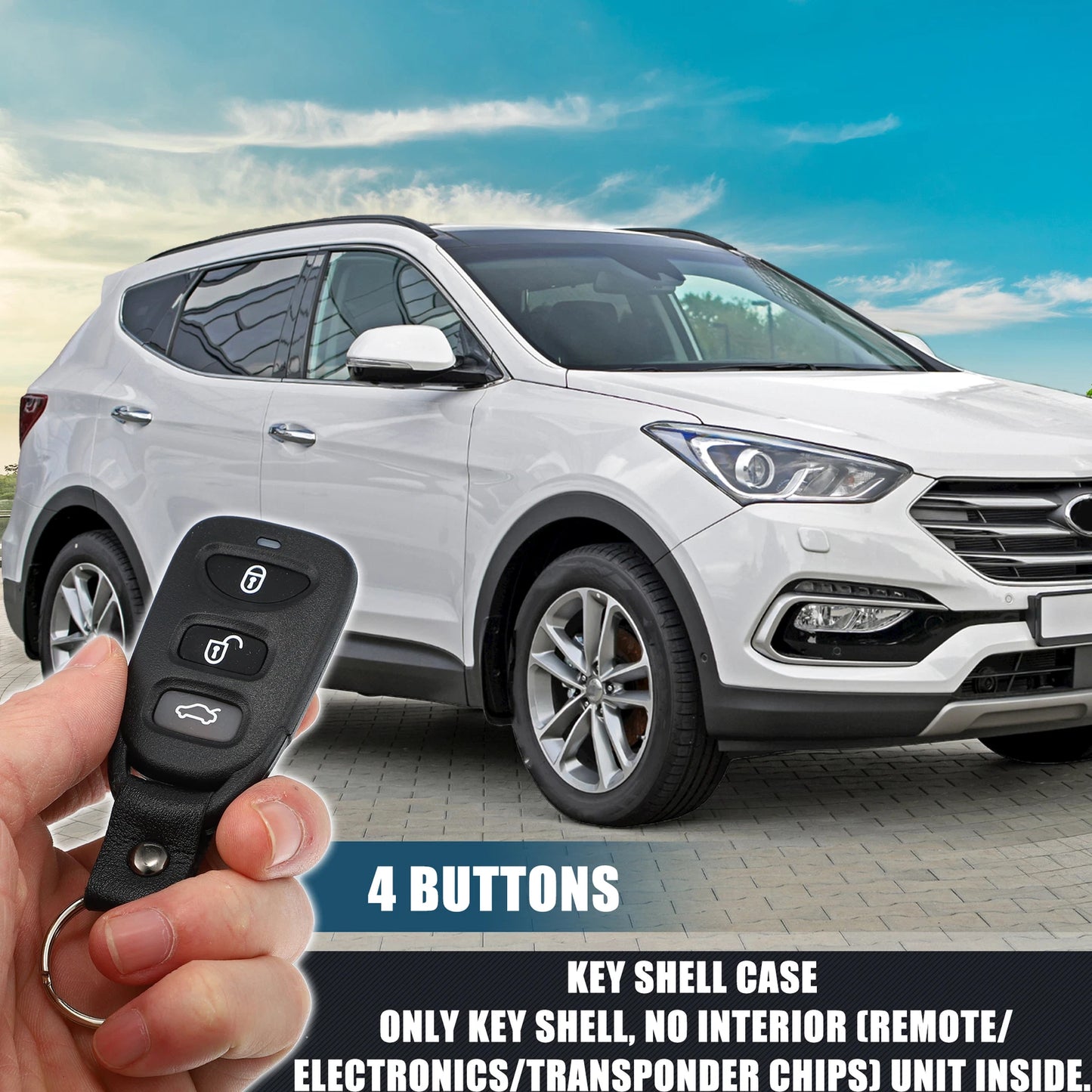 Keyless Entry Remote Key Shell Covers for Hyundai Kia (2011-2023)