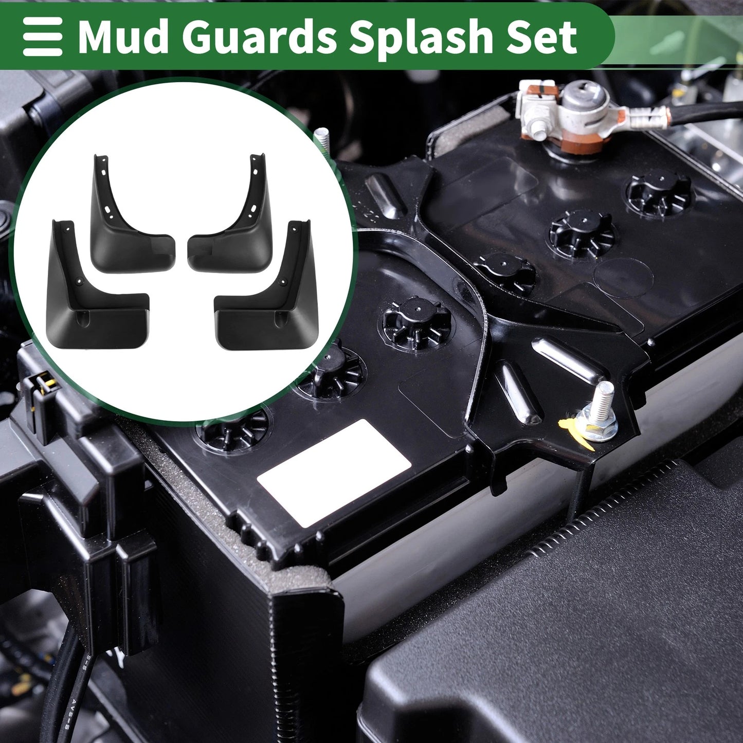 Mud Flaps Splash Guards for Chevrolet Malibu (2012 - 2015)