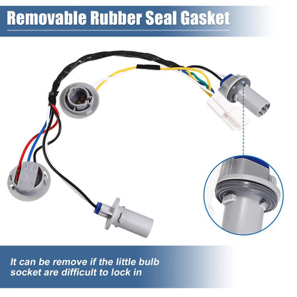 Tail Lamp Holder & Wiring Harness for Hyundai Sonata 4-Door (2011-2014)