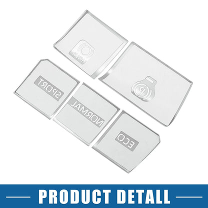 5PCS Handbrake Drive Mode Button Cover Trim for Toyota RAV4 (2019-2022)