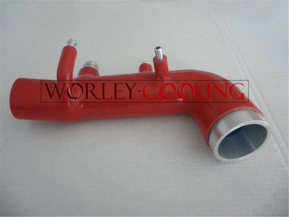 RED Silicone Induction Intake Pipe for Subaru GC8 EJ20 STi (1998-2000)