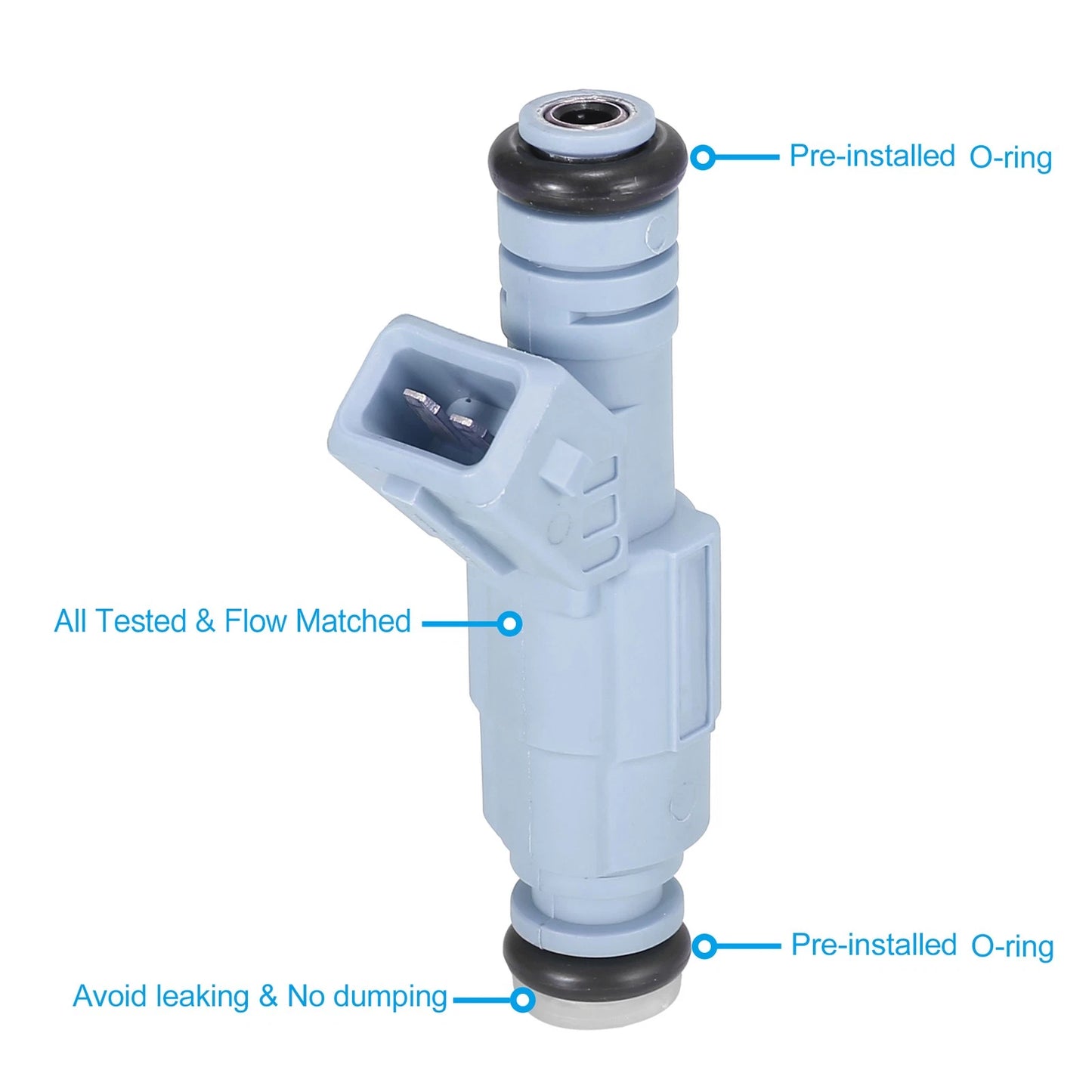 Flow Matched Fuel Injector for Volvo C70 V70 S60 S80 (2001-2009)