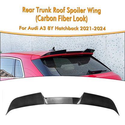 Rear Boot Spoiler Lip for Audi A3 8Y Hatchback (2021-2024)