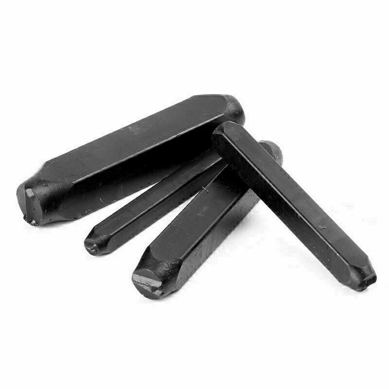 Steel Metal Alphabet & Number Punch Set for DIY Leather Craft Tools