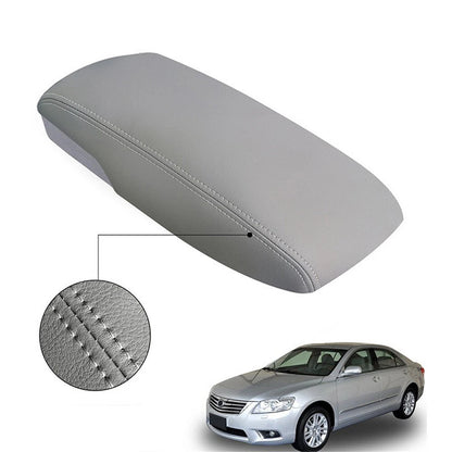 Leather Console Lid Armrest Cover Trim for Toyota Camry (2007-2011)