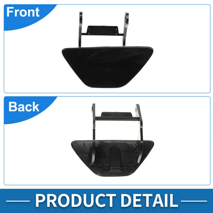 Front Left Washer Nozzle Cover for BMW 528i 2014-2016 (2 x Black Caps)
