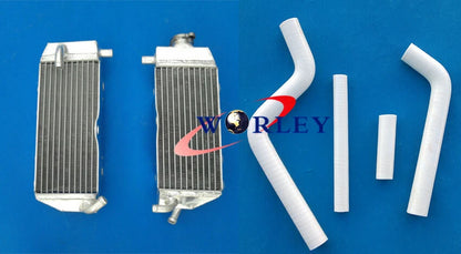 Aluminum Radiator & Blue Hose for Yamaha YZ125 (2002-2004)