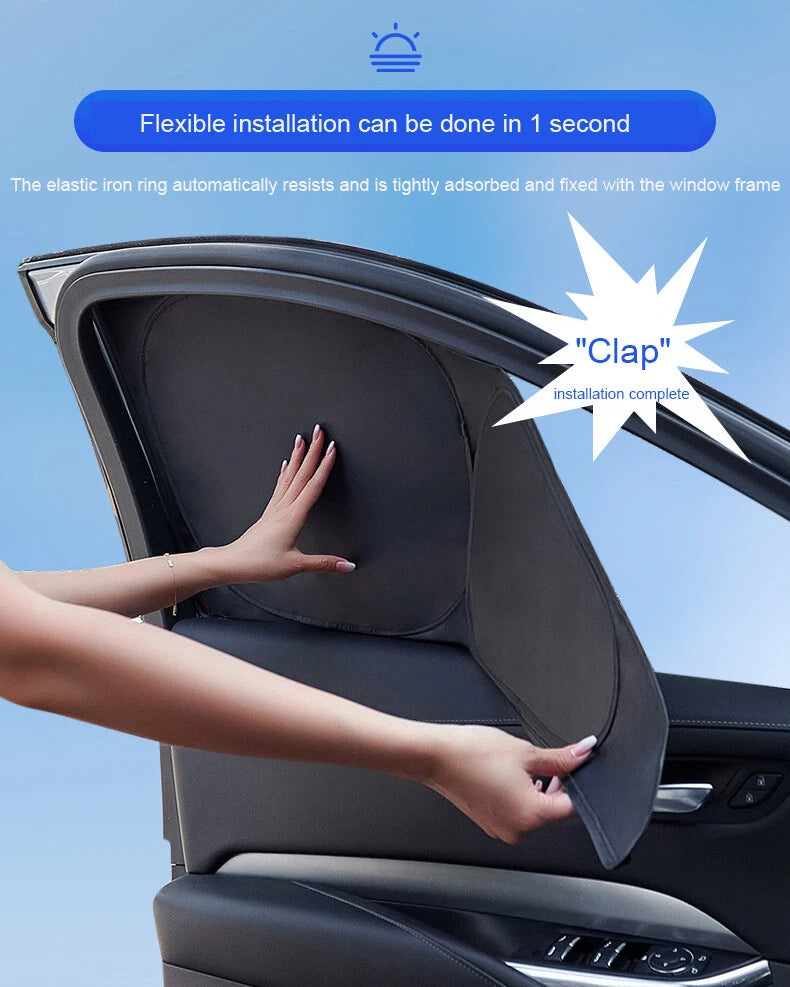 6 x Side Window Sunshade Privacy Light Shade Blind for Honda CR-V (2012–2016)