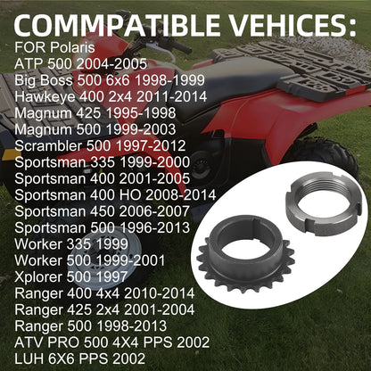 Crank Timing Gear Sprocket + Slit Nut for Magnum Ranger