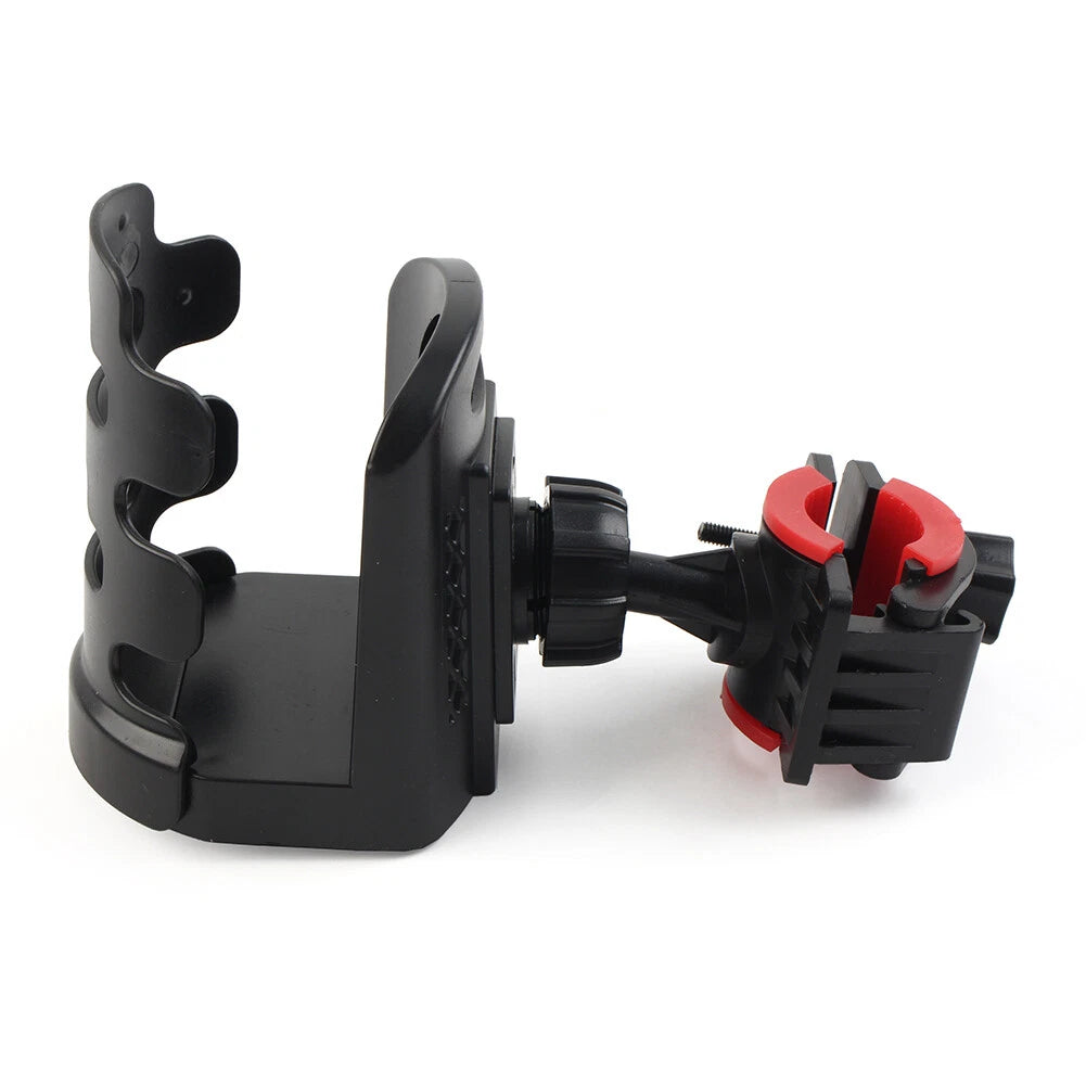 Black Cup Holder Handlebar Mount for Motorcycle ATV Bike