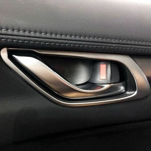 Silver Side Inner Door Handle Tray Cover for Mazda CX-5 (2017-2019)