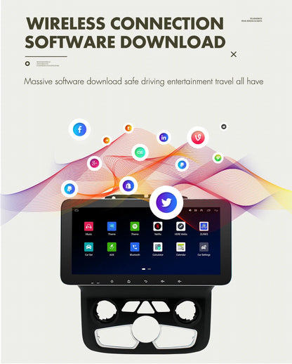 10.33" Android 13 Stereo Radio GPS for RAM 1500 2500 3500 4500 5500 (2013-2023)