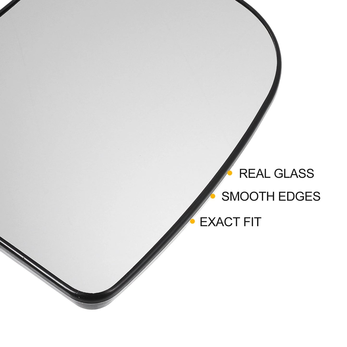 Right Side Heated White Mirror Glass for Ford E150 E250 E350 E450 (2003-2023)