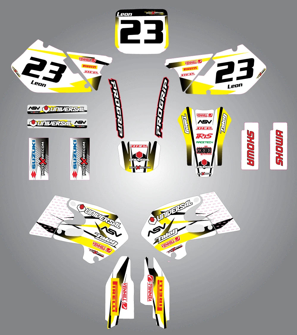 Custom Graphic Kit for Suzuki RM 250 (1999-2000)