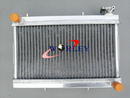 Aluminum Radiator + Black Hose for Honda TRX250 TRX250R (1988-1989)