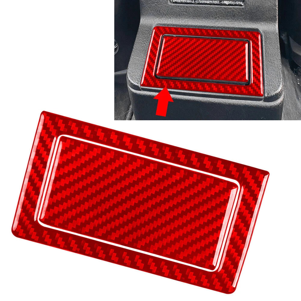 Red Rear Storage Box Panel Cover Trim for BMW 3 Series (1994-1996)