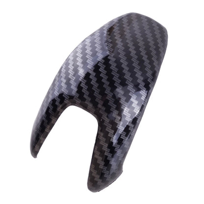 2 x Carbon Fiber Style Gear Knob Cover Trim for Ford Escape Kuga (2013-2019)