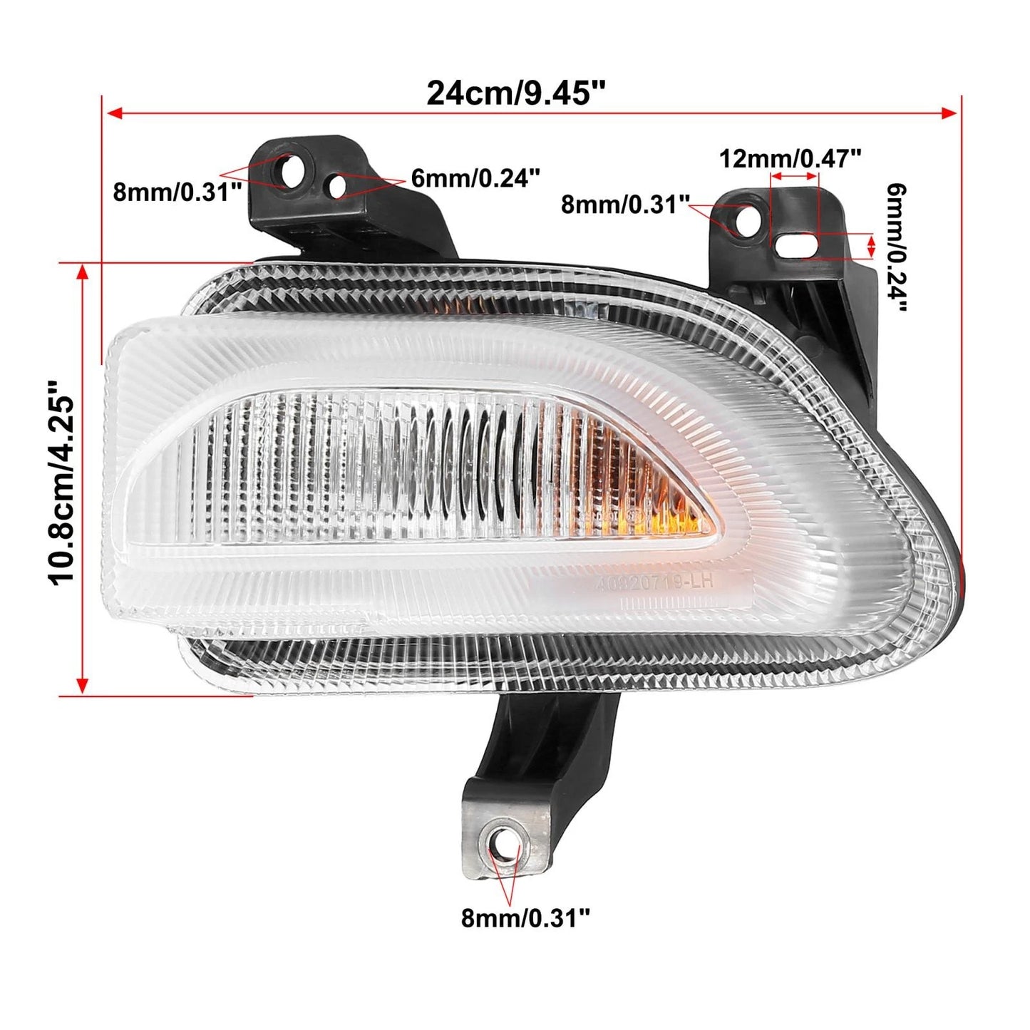 Front Park Turn Signal Lamp Light for Jeep Renegade (2015-2018) 2 x