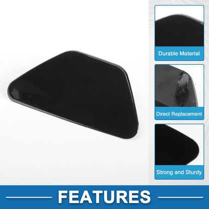 Bumper Headlight Washer Nozzle Cover for BMW M5 (2013-2016) Gloss Black