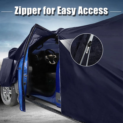 Pickup Truck Cover for Ford F150 Crew Cab 04-21 Sun Protection Navy Blue