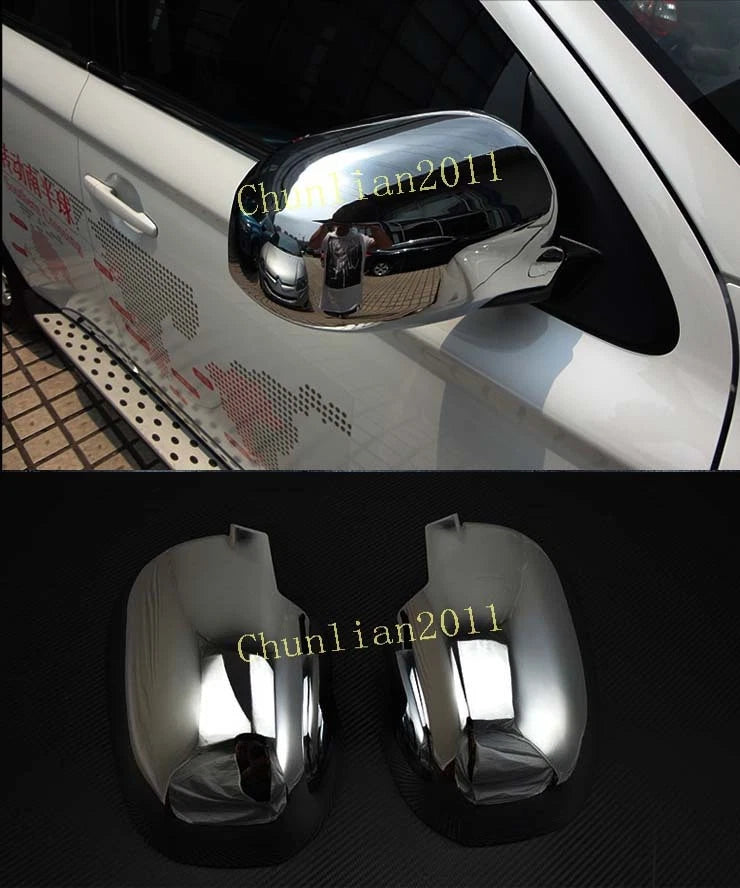 Chrome Side Mirror Cover Trim for Mitsubishi Outlander 2013-2020 (2 x)