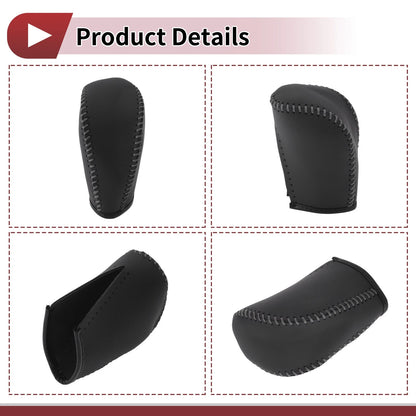 Car Gear Shift Knob Cover 1 Pc for Subaru Forester (2006-2012) Gray Faux Leather